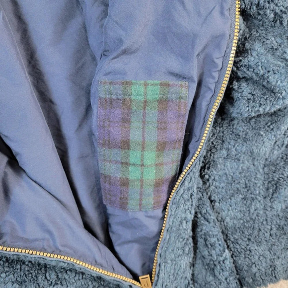 Pendleton Sherpa Full Zip Jacket Women Small Pockets Barn Coat Chore Cottagecore - Picture 14 of 16